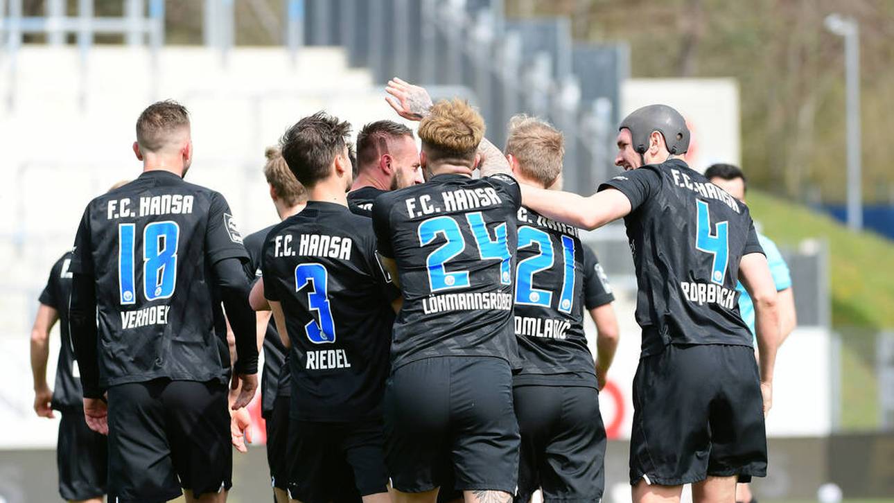 Rostock mit Last-Minute-Sieg