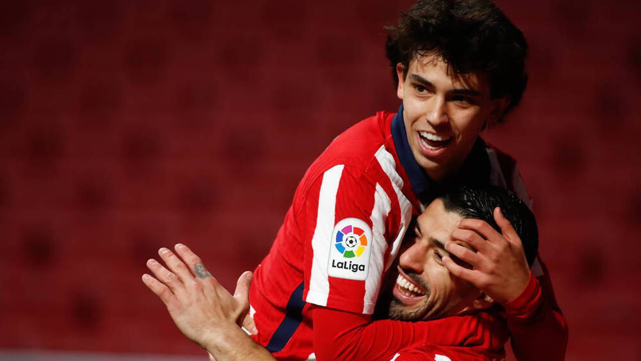 Joao Félix (L) und Luis Suárez harmonieren auf dem Rasen gut