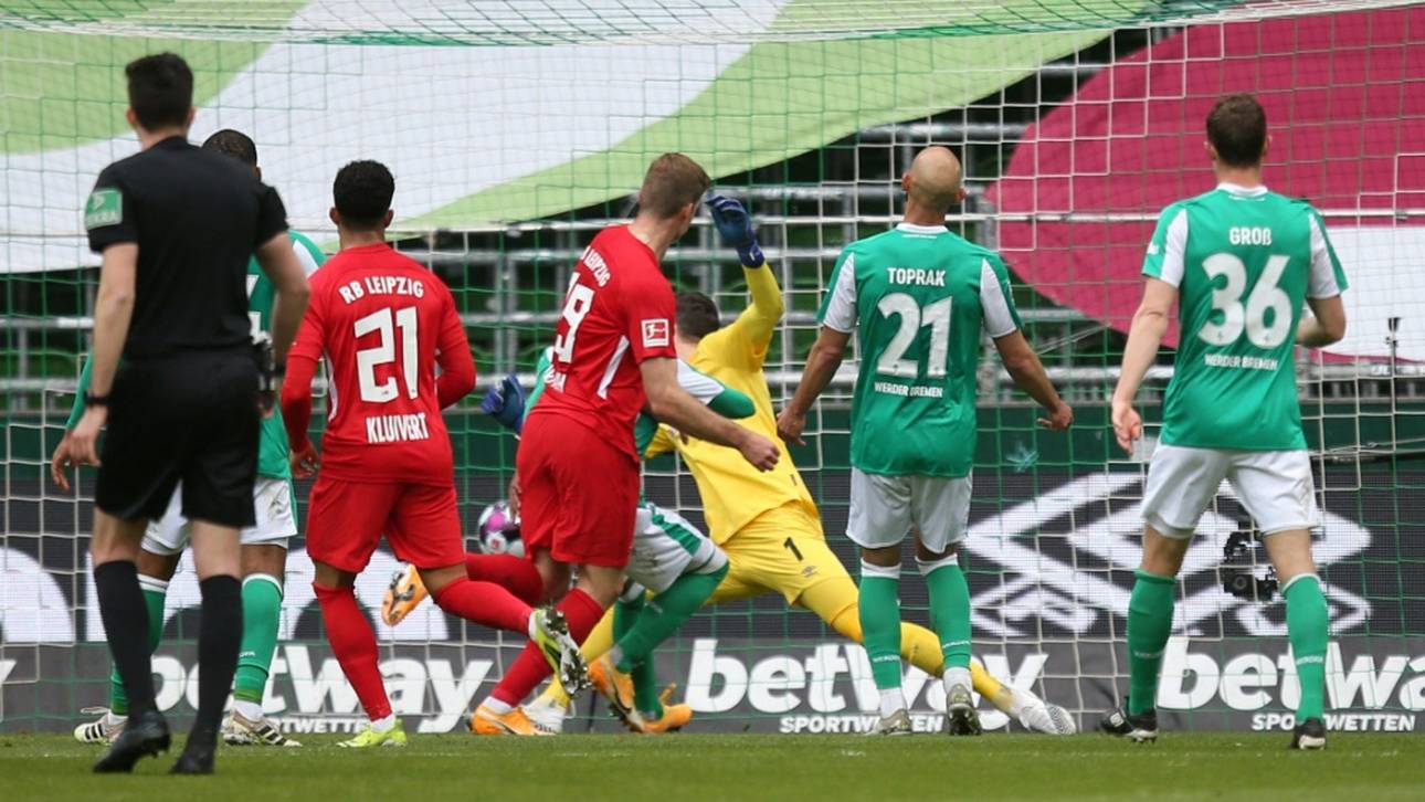 Leipzig lässt Bremen leiden und festigt Rang zwei