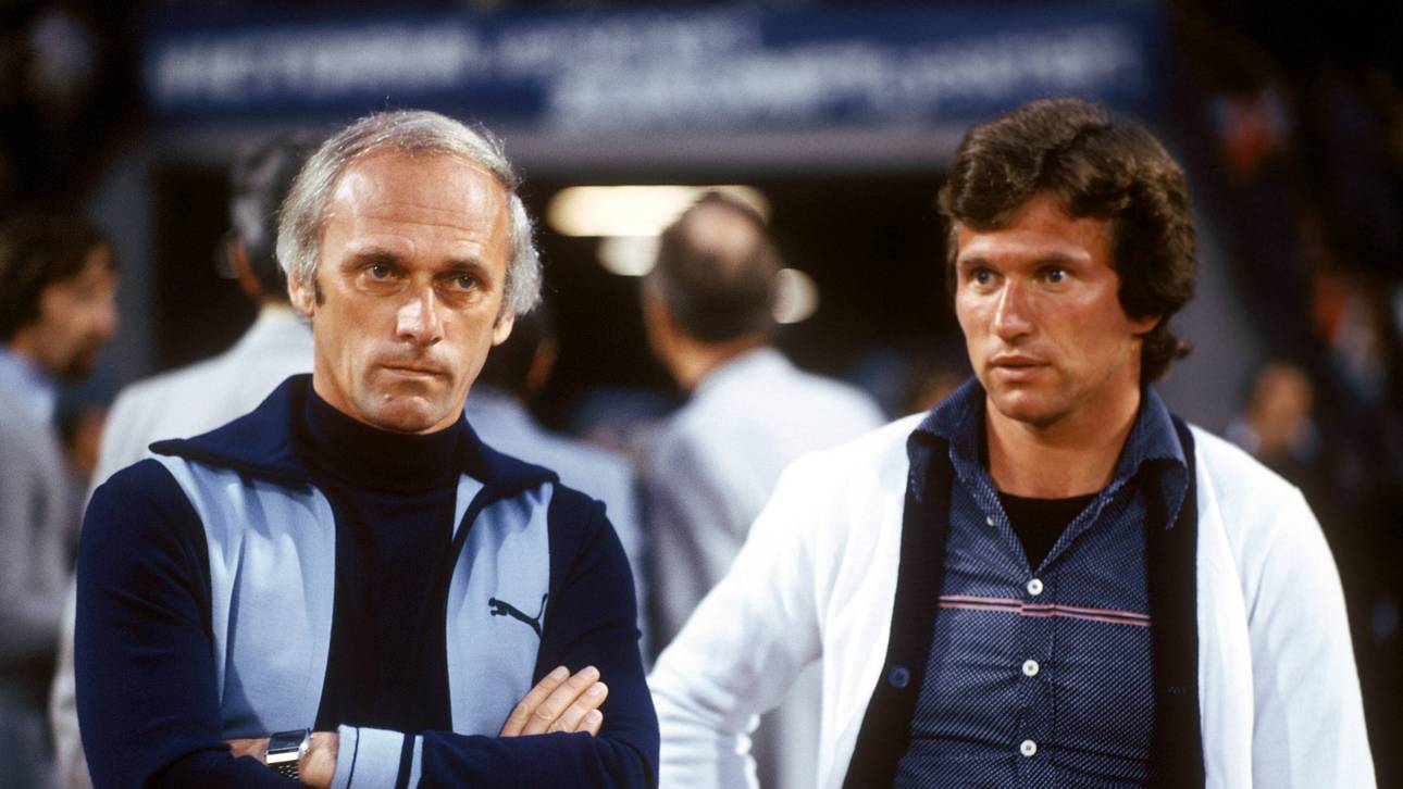 Jupp Heynckes begann bei Gladbach als Co-Trainer von Udo Lattek