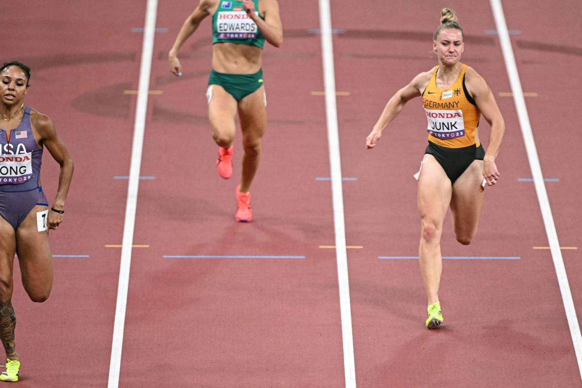 Junk im WM-Halbfinale über 200 m
