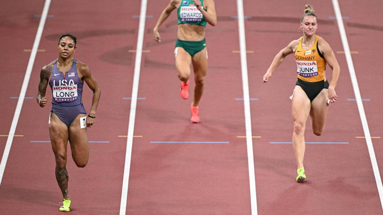 Junk im WM-Halbfinale über 200 m