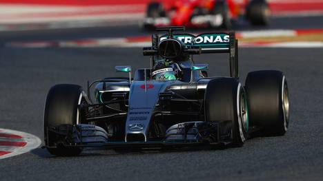 Nico Rosberg liefert im Silberpfeil in Barcelona eine starke Vorstellung ab