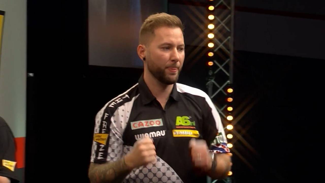 European Darts Championships: Danny Noppert siegt 10:9 gegen Van der Voort