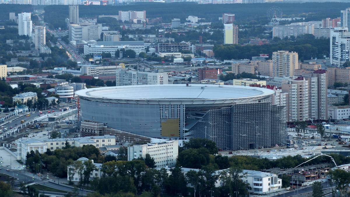 Das sind die weiteren Stadien: JEKATERINBURG ARENA in Jekaterinburg - Fassungsvermögen: 35.696 Zuschauer