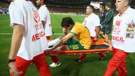 Robbie Kruse Asienmeisterschaft Australien Verletzung Trage