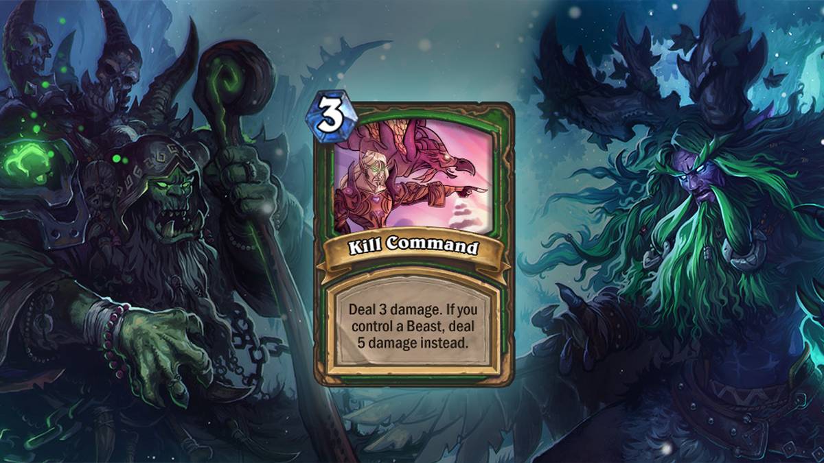 Fass! (Kill Command) - Verursacht 3 Schaden. Verursacht stattdessen 5 Schaden, wenn Ihr ein Wildtier kontrolliert. Diese Karte wird zweimal im Deck gespielt