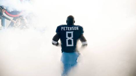 Adrian Peterson im Trikot der Tennessee Titans