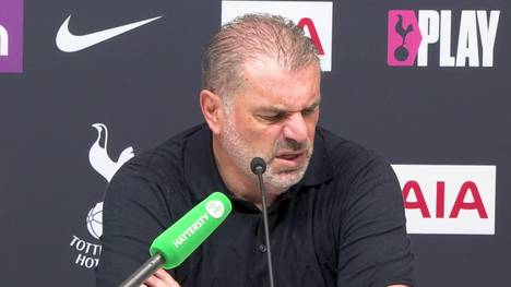 Harry Kane erzielte bei Tottenhams 5:1-Testspielsieg gegen Schachtar Donezk vier Tore. Spurs-Trainer Ange Postecoglou wurde nach dem Spiel erneut zum öffentlichen Interesse Bayerns gefragt.