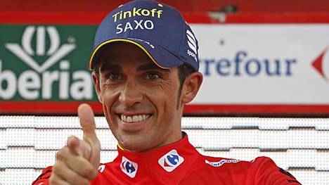 Alberto Contador fährt für das Team Tinkoff Saxo