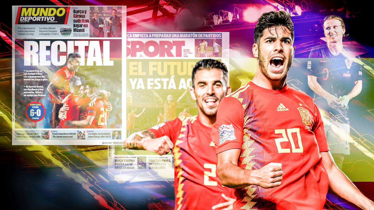 Presse: „Spanien verprügelt Kroaten“