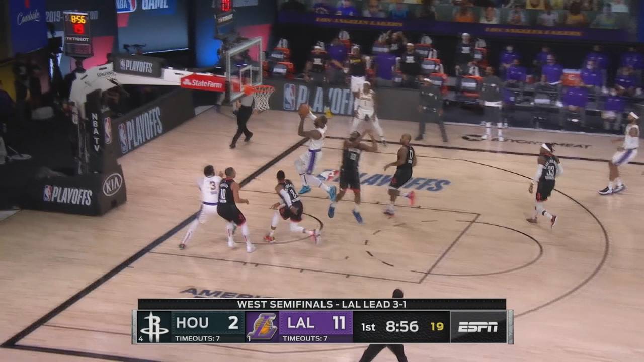 James und Lakers fegen Rockets weg
