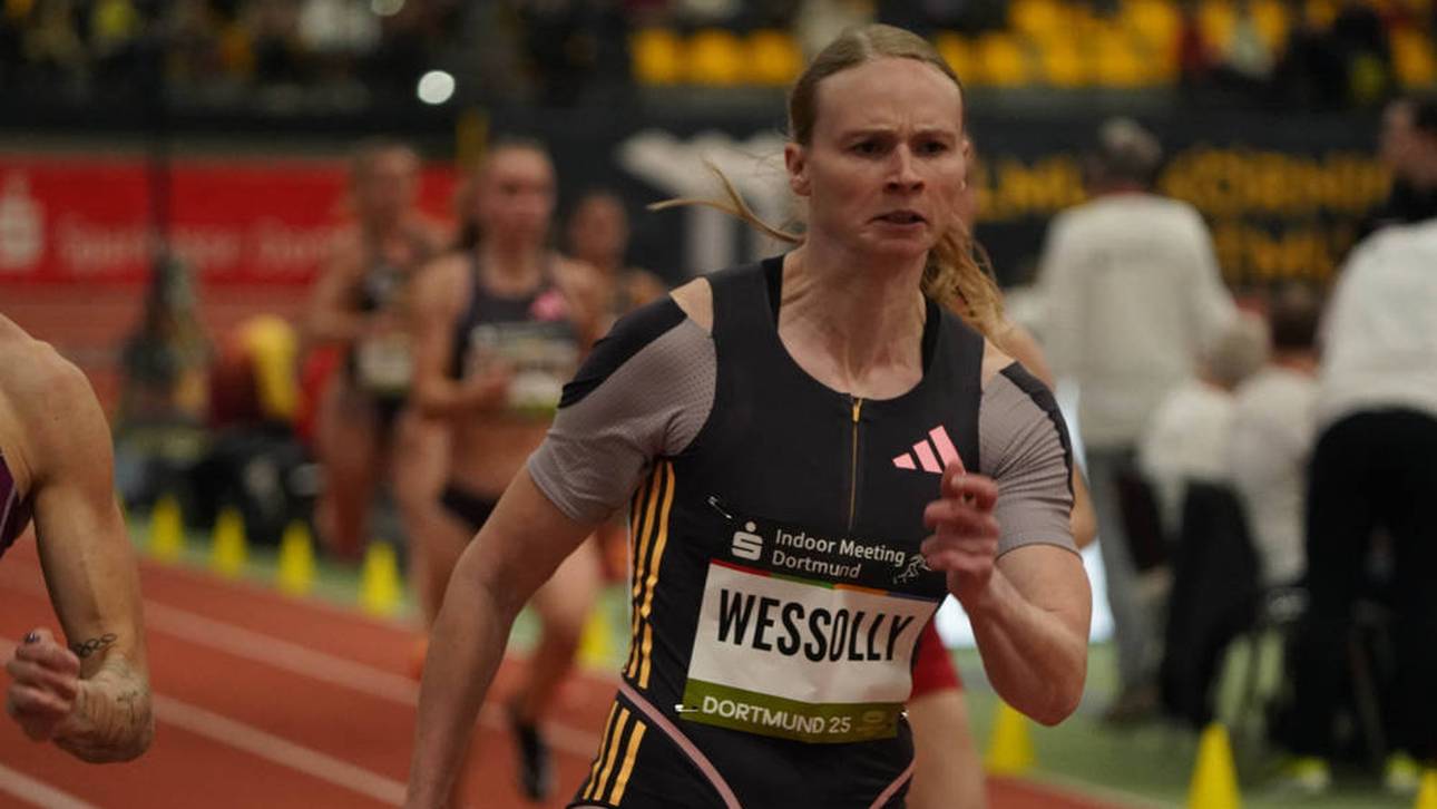 Bianca-Jessica Wessolly beim indoor Meeting Dortmund