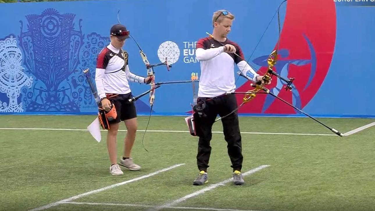 Bogenschützen mit Bronze im Mixed