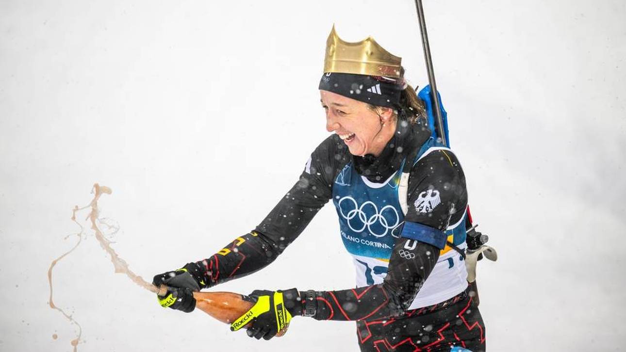 Franziska Preuss feierte nach dem letzten Rennen ihrer Karriere
