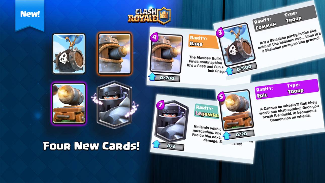 Vier neue Karten in der Pipeline