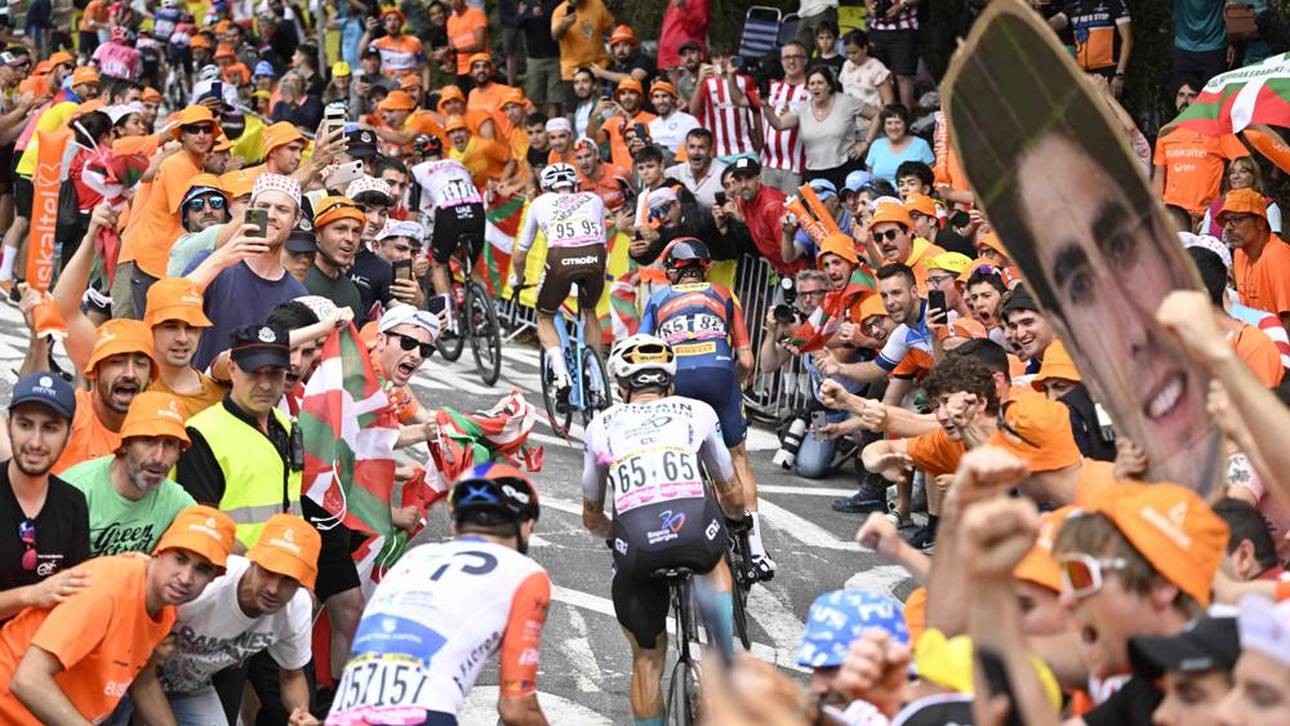 Panne! Reifen-Schreck bei Pogacar