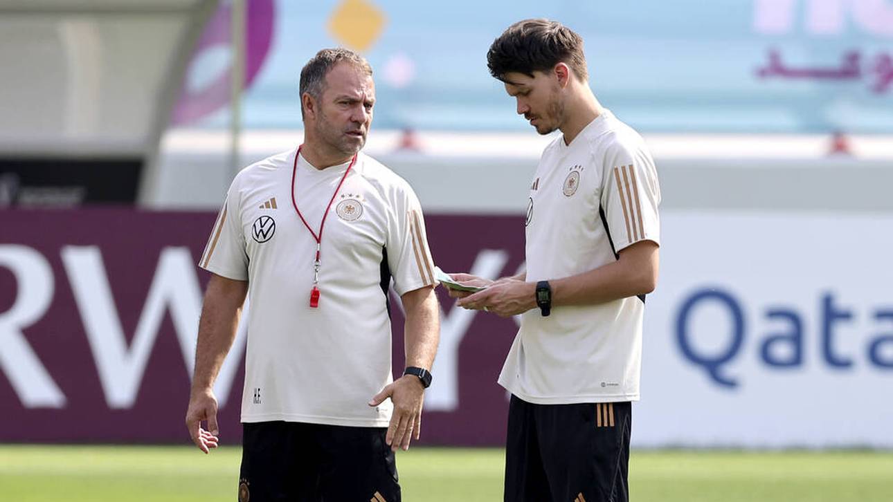 Danny Röhl (r.) war Assistent von Bundestrainer Hansi Flick