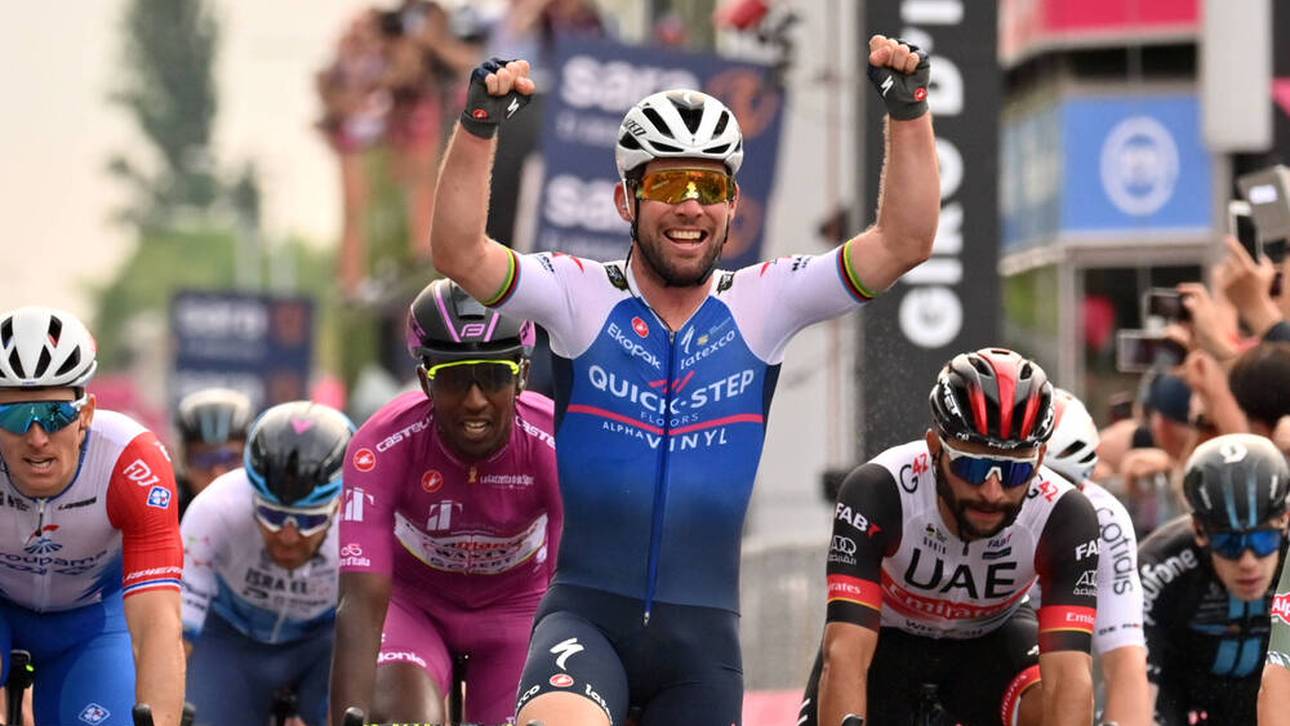 Cavendish gewinnt dritte Giro-Etappe
