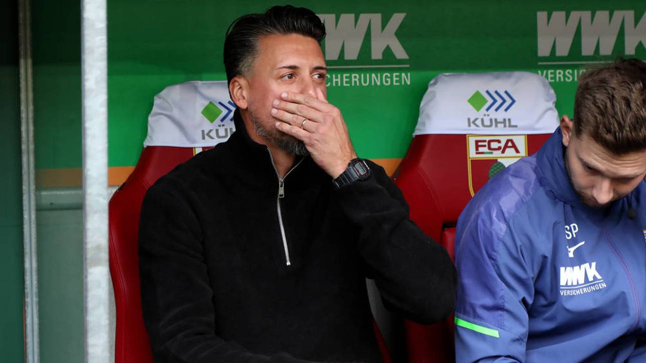 Sandro Wagner erlebt mit dem FC Augsburg eine Horrorhalbzeit gegen RB Leipzig