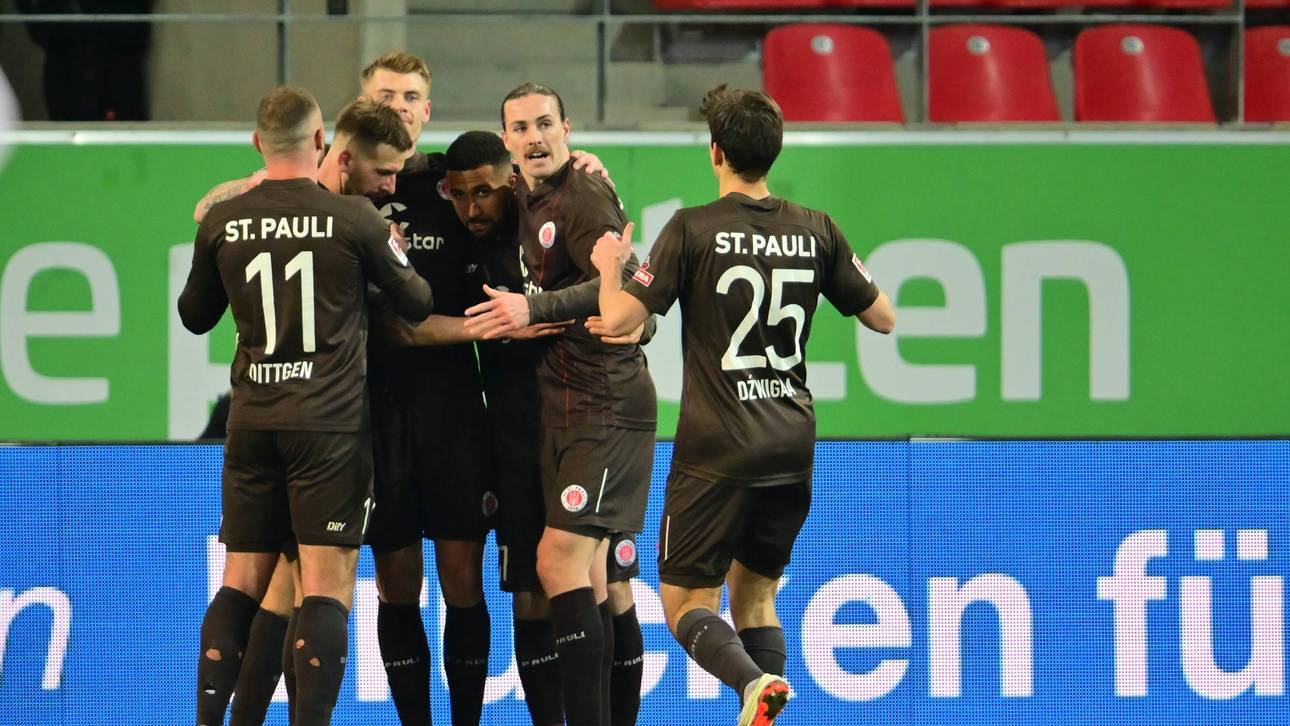 Spitze! St. Pauli feiert Zittersieg