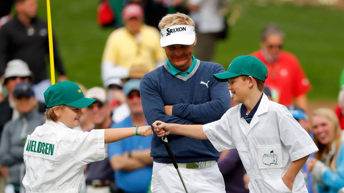 Beim legendären Par-3-Contest haben die Profi-Caddies eine Pause. Dann übernehmen nämlich die Kinder der Golfer deren Aufgabe 