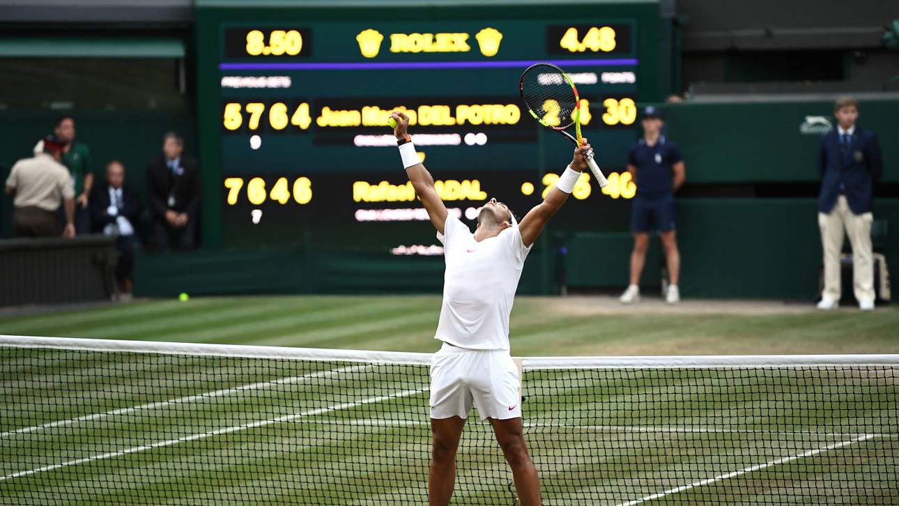 Nadal ringt Del Potro nieder