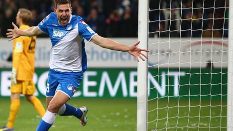 Adam Szalai erzielte einen Treffer für Hoffenheim