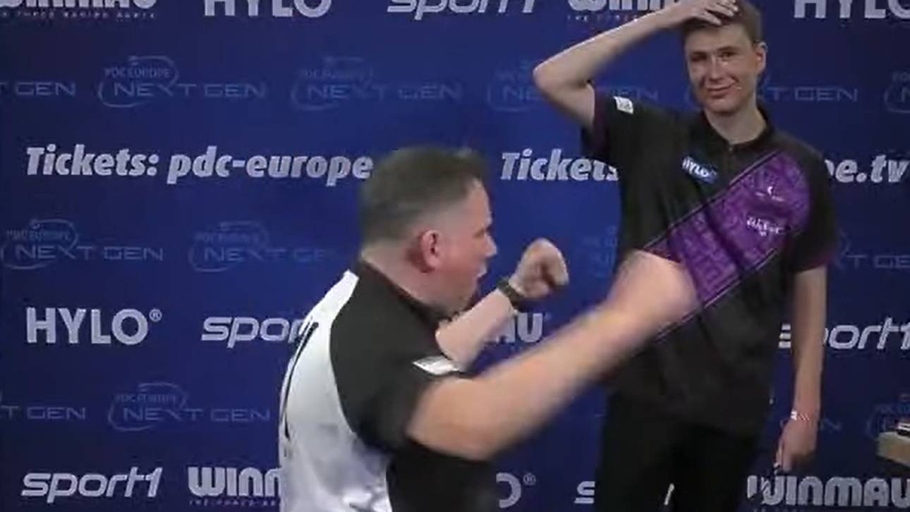 Deutscher mit 9-Darter im Finale