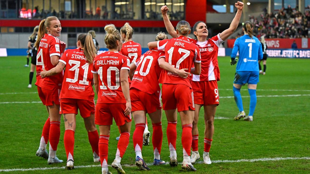 Bayern-Frauen nicht zu stoppen