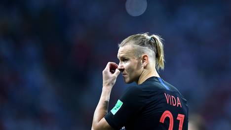 Domagoj Vida spielt mit Kroatien im Finale gegen Frankreich