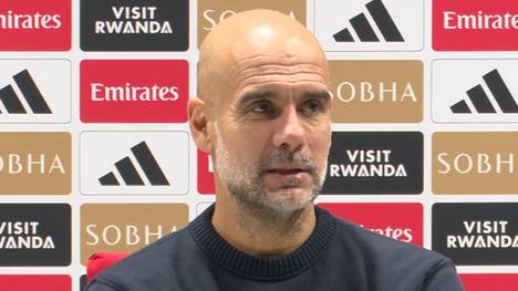 Nach dem historisch niedrigen Ballbesitz von Manchester City beim 1:1 gegen Arsenal nimmt Trainer Pep Guardiola den neuen "Rekord" mit Humor und zollt den Gunners Respekt für deren starke Leistung.