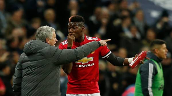 Jose Mourinho scheint mit Paul Pogba nicht mehr glücklich werden