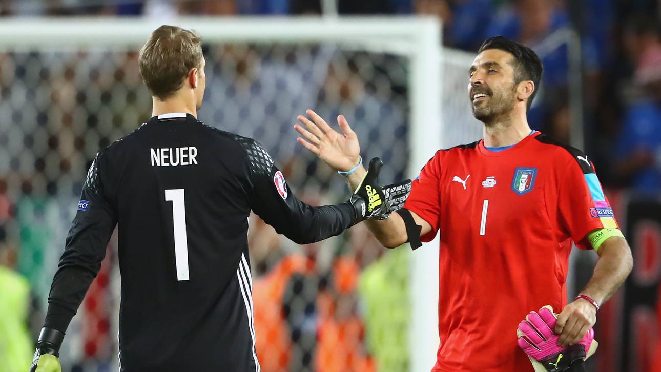 Buffon adelt Neuer