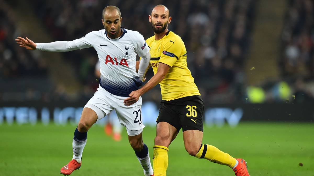 ÖMER TOPRAK: Vertreter des erkrankten Julian Weigl. Kaschierte mit Erfahrung und Stellungsspiel zumeist seine fehlende Schnelligkeit. Aber nicht immer. Wie bei einem Schuss in der Anfangsphase von Lucas Moura, der knapp am Dortmunder Tor vorbei ging. SPORT1-NOTE: 4 