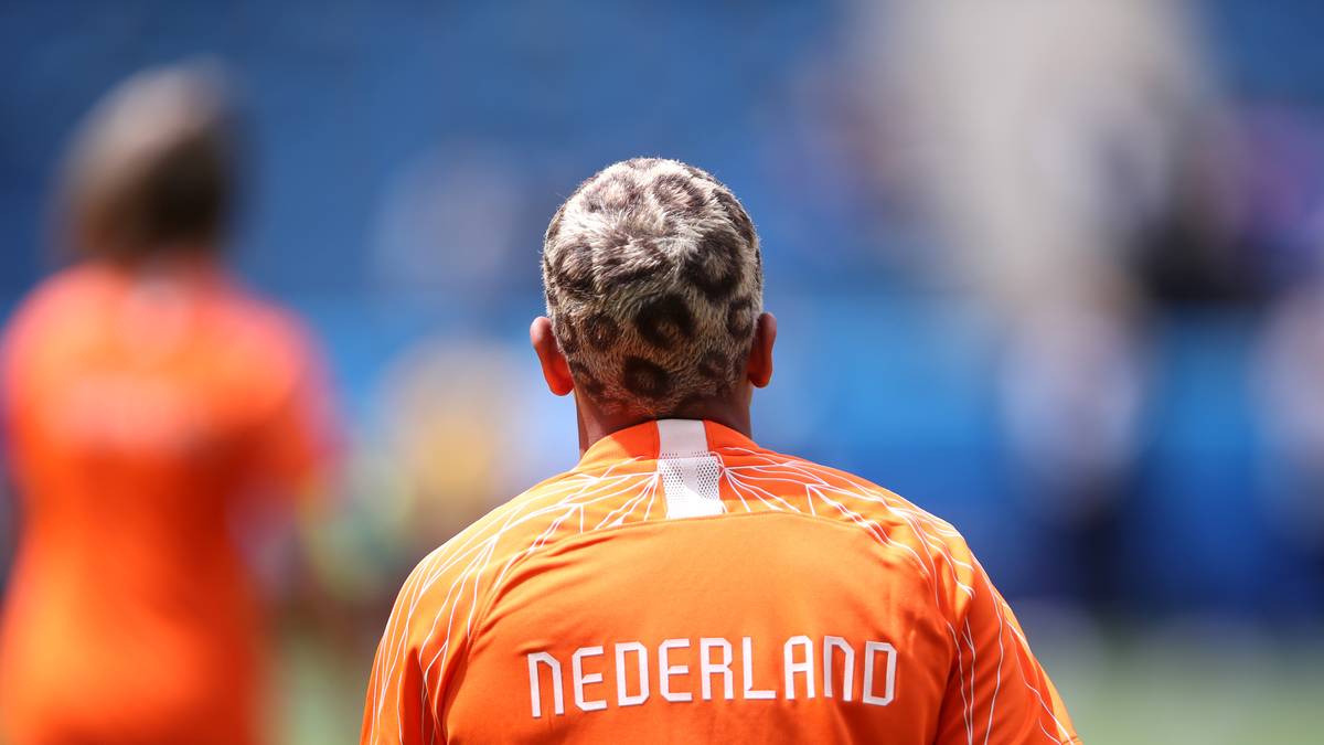Sie hat wohl die auffälligste Frisur der Frauen-WM: Shanice van de Sanden. Die niederländische Nationalspielerin trägt zum Turnier in Frankreich einen Leopardenlook auf dem Kopf