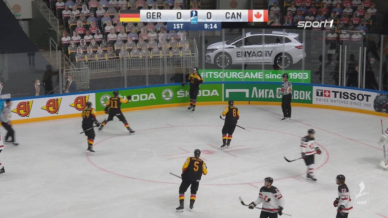 Eishockey-WM: Deutschland - Kanada (3:1): Tore und Highlights im Video