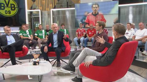 Die Gelb-Rote Karte von Deniz Aytekin gegen Mo Dahoud sorgt im Doppelpass für Diskussionen. BVB-Boss Watzke und SPORT1 Experte Stefan Effenberg haben eine eigene Theorie zu dem Platzverweis. 