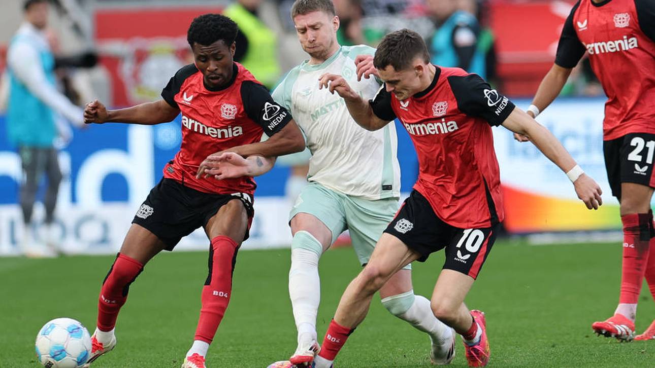 Mitchell Weiser verletzte Florian Wirtz in dieser Szene am Knöchel