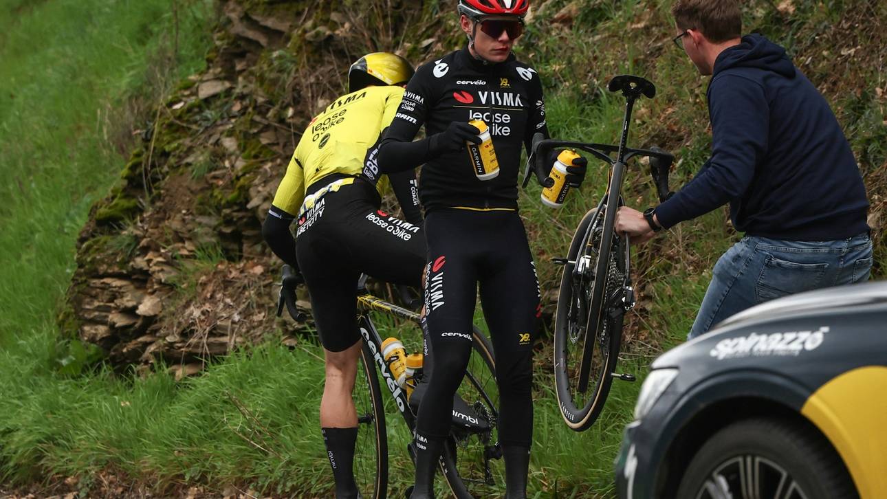 Sturz! Schock für Vingegaard