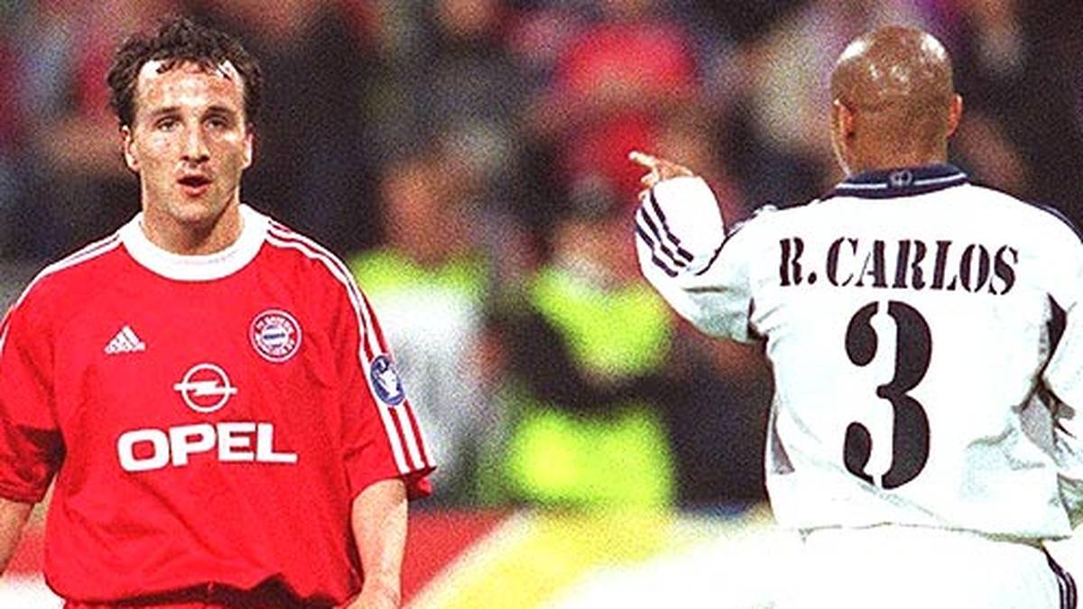 Und auch im Rückspiel gehen die Bayern als Sieger vom Platz - 2:1. Erneut Elber und Jeremies treffen, Figo macht das zwischenzeitliche 1:1