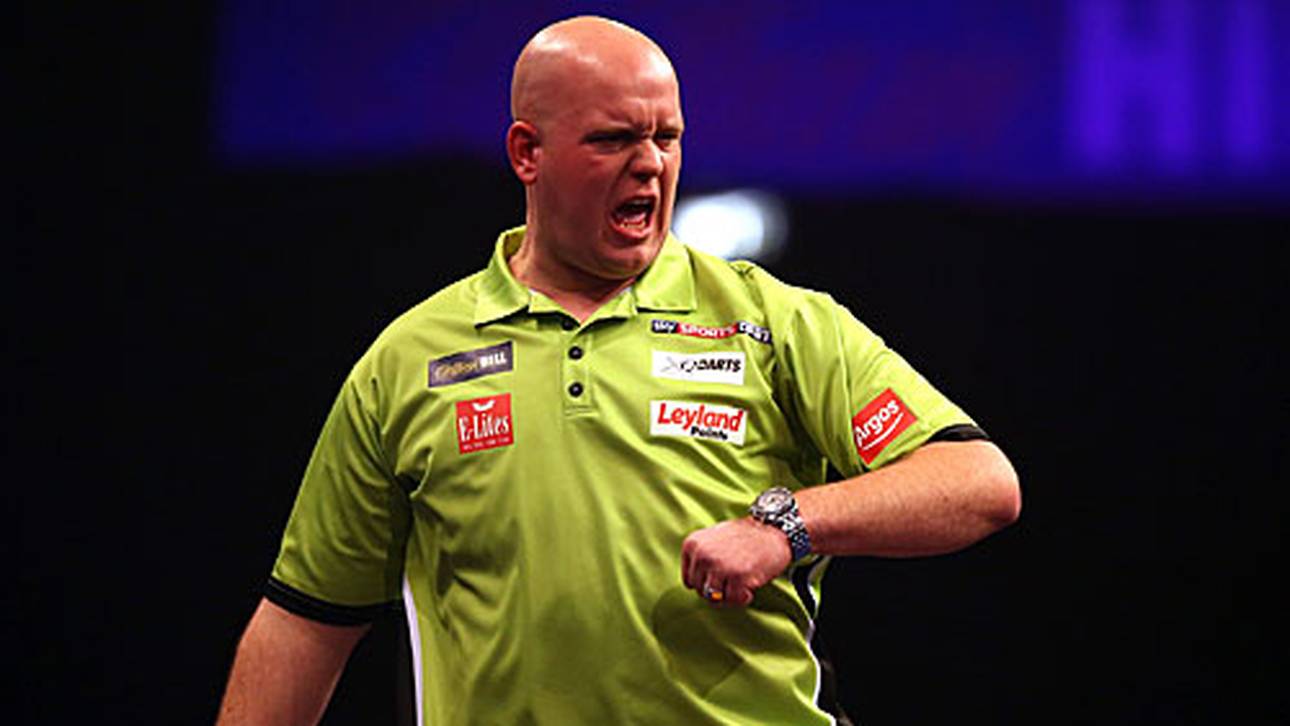 Van Gerwen vor schwerer Aufgabe