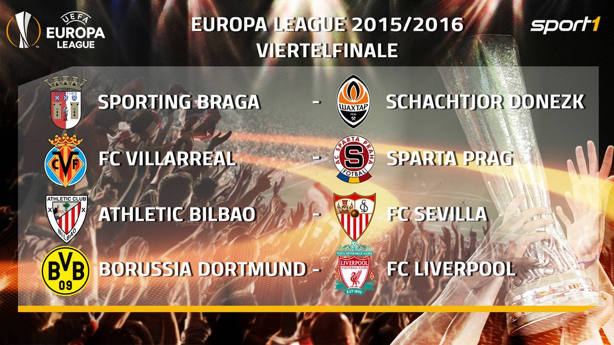 Die Viertelfinals der UEFA Europa League im Überblick