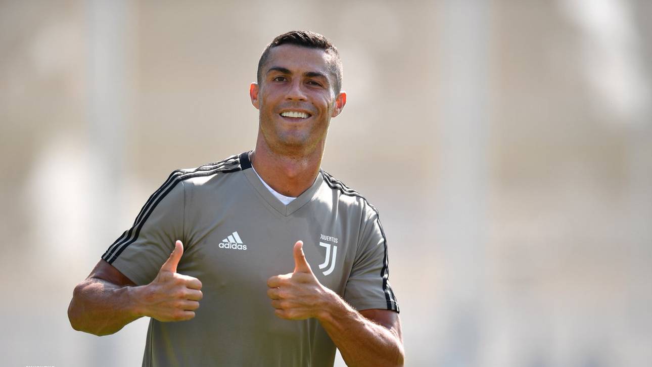 CR7 zeigt sich auf Trainingsplatz