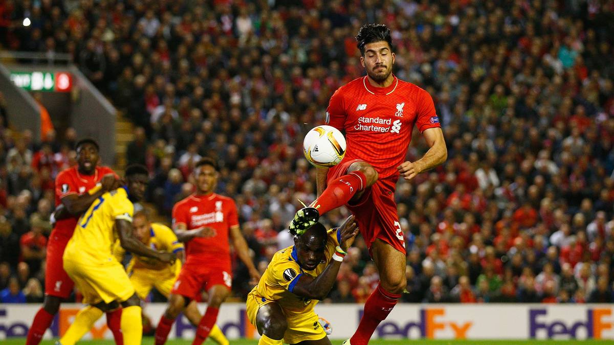 Und wie schlagen sich die deutschen Spieler mit ihren Teams? Nationalspieler Emre Can steht mit dem Fc Liverpool gegen den FC Sion vor einer scheinbar niedrigen Hürde