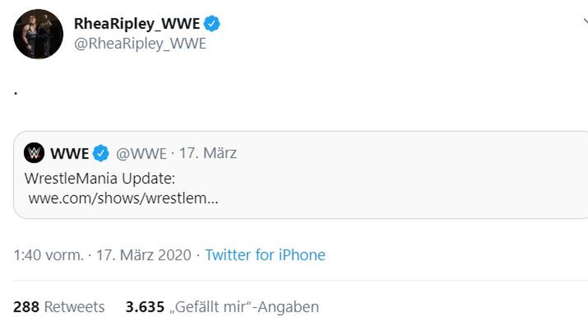 Das Statement von Rhea Ripley zu WrestleMania