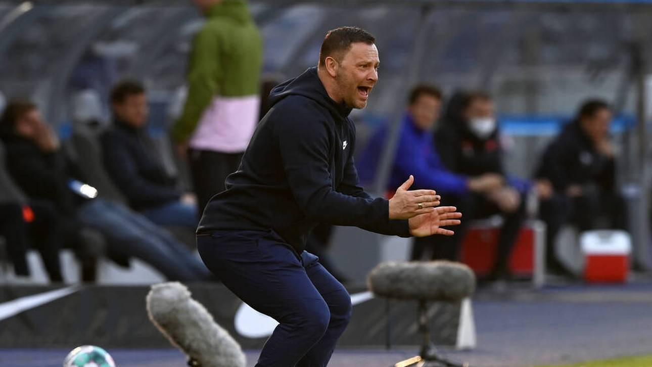 Friseur-Foto: Dárdai ohne Maske