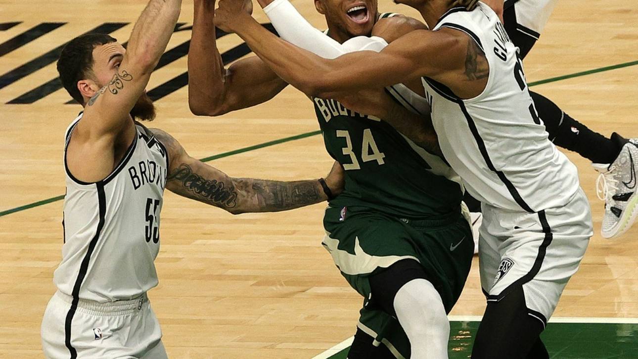 NBA: Antetokounmpo und Bucks schlagen gegen Nets zurück