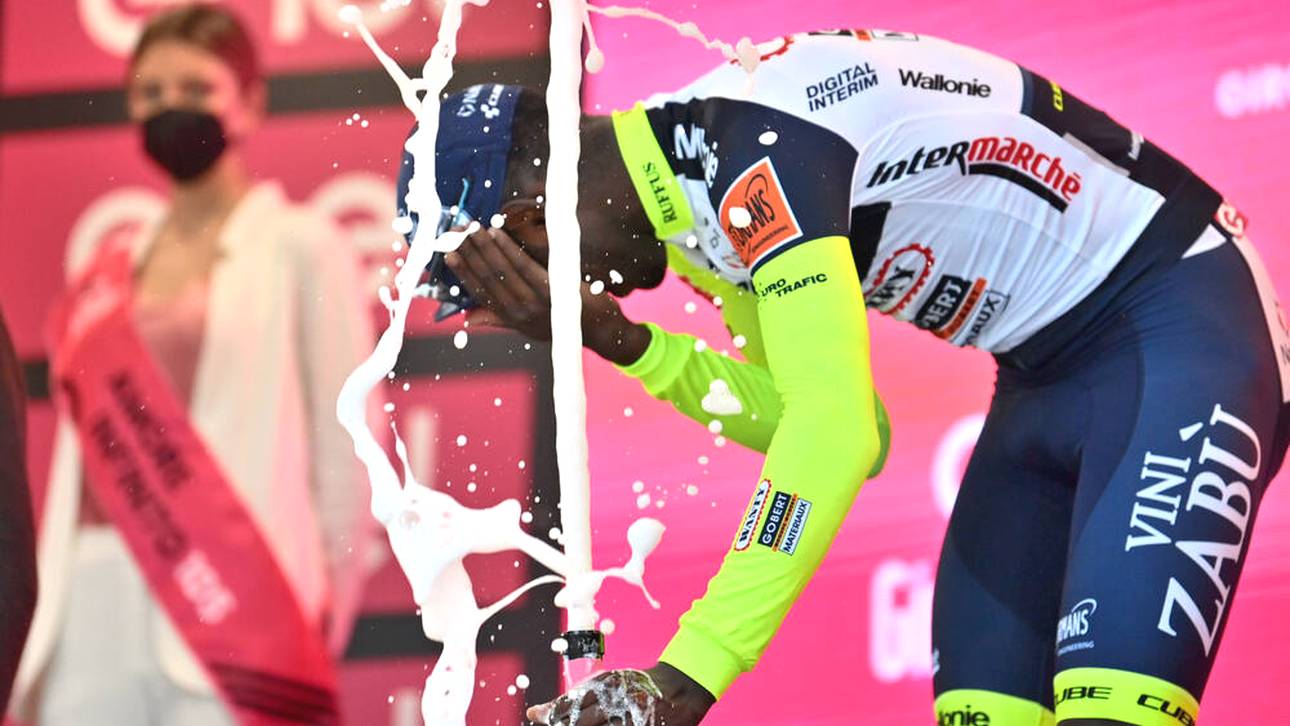 Giro reagiert nach Korken-Unfall