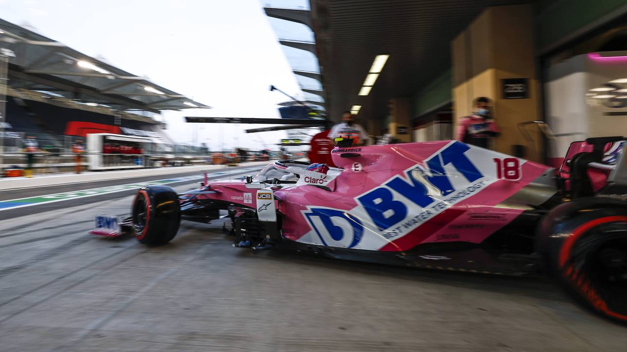 Vettels Auto wird teilweise Rosa